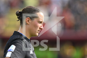 2022-10-23 - Emma Lind of AS Roma Women during the 7th day of the Serie A Championship between A.S. Roma Women and F.C. Como Women at the stadio Tre Fontane on 23th of September, 2022 in Rome, Italy. - AS ROMA VS COMO WOMEN - ITALIAN SERIE A WOMEN - SOCCER