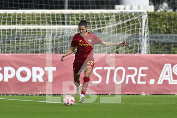 2022-10-23 - Beata Kollmats of AS Roma Women  during the 7th day of the Serie A Championship between A.S. Roma Women and F.C. Como Women at the stadio Tre Fontane on 23th of September, 2022 in Rome, Italy. - AS ROMA VS COMO WOMEN - ITALIAN SERIE A WOMEN - SOCCER