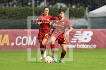 2022-10-23 - Norma Cinotti of AS Roma Women during the 7th day of the Serie A Championship between A.S. Roma Women and F.C. Como Women at the stadio Tre Fontane on 23th of September, 2022 in Rome, Italy. - AS ROMA VS COMO WOMEN - ITALIAN SERIE A WOMEN - SOCCER