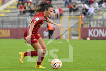2022-10-23 - Annamaria Serturini of AS Roma Women during the 7th day of the Serie A Championship between A.S. Roma Women and F.C. Como Women at the stadio Tre Fontane on 23th of September, 2022 in Rome, Italy. - AS ROMA VS COMO WOMEN - ITALIAN SERIE A WOMEN - SOCCER