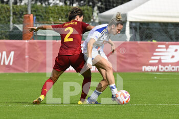 2022-10-23 - Joyce BORINI of F.C. Como Women during the 7th day of the Serie A Championship between A.S. Roma Women and F.C. Como Women at the stadio Tre Fontane on 23th of September, 2022 in Rome, Italy. - AS ROMA VS COMO WOMEN - ITALIAN SERIE A WOMEN - SOCCER