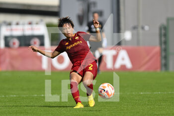 2022-10-23 - Moeka Minami of AS Roma Women during the 7th day of the Serie A Championship between A.S. Roma Women and F.C. Como Women at the stadio Tre Fontane on 23th of September, 2022 in Rome, Italy. - AS ROMA VS COMO WOMEN - ITALIAN SERIE A WOMEN - SOCCER