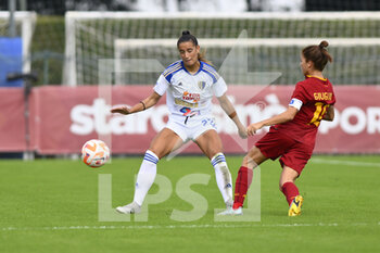 2022-10-23 - Matilde PAVAN of F.C. Como Women during the 7th day of the Serie A Championship between A.S. Roma Women and F.C. Como Women at the stadio Tre Fontane on 23th of September, 2022 in Rome, Italy. - AS ROMA VS COMO WOMEN - ITALIAN SERIE A WOMEN - SOCCER