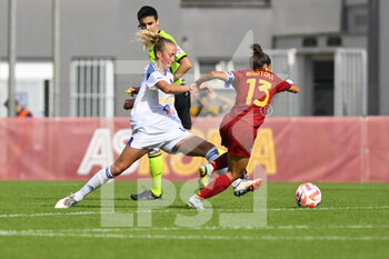 2022-10-23 - Elisa Bartoli of AS Roma Women during the 7th day of the Serie A Championship between A.S. Roma Women and F.C. Como Women at the stadio Tre Fontane on 23th of September, 2022 in Rome, Italy. - AS ROMA VS COMO WOMEN - ITALIAN SERIE A WOMEN - SOCCER