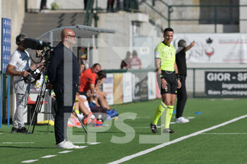 2022-10-29 - Carlo Sanchez coach of Pomigliano Calcio Femminile during the Italian Women's Serie A 2022/2023 football match between Pomigliano Femminile vs Milan Femminile on October 29, 2022 at the Stadium Comunale in Palma Campania, Italy - POMIGLIANO CALCIO VS AC MILAN - ITALIAN SERIE A WOMEN - SOCCER