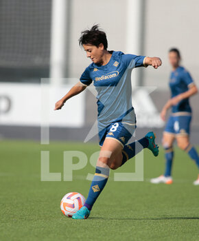 2022-10-30 - Alice Parisi of ACF Fiorentina Femminile during the women’s Serie A, football match between Juventus Women and Acf Fiorentina femminile, on 30 October 2022,Juventus Training Ground - Vinovo, Italy.  Photo Nderim Kaceli - JUVENTUS FC VS ACF FIORENTINA - ITALIAN SERIE A WOMEN - SOCCER