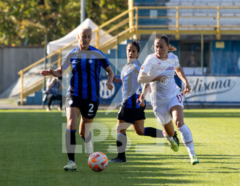 2022-10-29 - Sonstevold Anja(Inter) and Haavi Emilie(Roma) - INTER - FC INTERNAZIONALE VS AS ROMA - ITALIAN SERIE A WOMEN - SOCCER