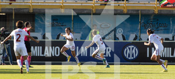 2022-10-29 - Roma Annamaria Serturini Celebrates After the Score - INTER - FC INTERNAZIONALE VS AS ROMA - ITALIAN SERIE A WOMEN - SOCCER