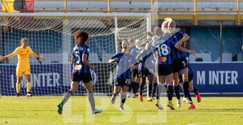 2022-10-29 - Inter Goal Celebration - INTER - FC INTERNAZIONALE VS AS ROMA - ITALIAN SERIE A WOMEN - SOCCER