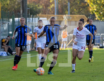2022-10-29 - Kristjansdottir Anna(Inter) and Lazaro Paloma(Roma) - INTER - FC INTERNAZIONALE VS AS ROMA - ITALIAN SERIE A WOMEN - SOCCER