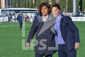 2022-11-20 - Patrizia Panico (Head Coach of ACF Fiorentina)a and Rita Guarino (Head Coach of Inter) - ACF FIORENTINA VS INTER - FC INTERNAZIONALE - ITALIAN SERIE A WOMEN - SOCCER