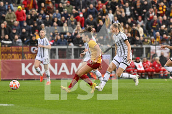 2022-12-11 - Annamaria Serturini of AS Roma Women during the 12th day of the Serie A Championship between A.S. Roma Women and Juventus F.C. Women at the Stadio Tre Fontane on 11th of December, 2022 in Rome, Italy. - AS ROMA VS JUVENTUS FC - ITALIAN SERIE A WOMEN - SOCCER