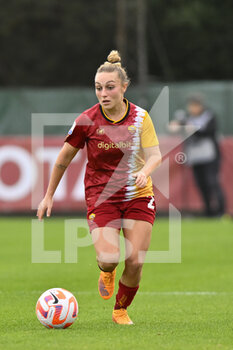 2022-12-11 - Giada Greggi of AS Roma Women during the 12th day of the Serie A Championship between A.S. Roma Women and Juventus F.C. Women at the Stadio Tre Fontane on 11th of December, 2022 in Rome, Italy. - AS ROMA VS JUVENTUS FC - ITALIAN SERIE A WOMEN - SOCCER