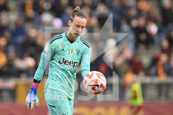 2022-12-11 - Pauline Peyraud-Magnin of Juventus Women during the 12th day of the Serie A Championship between A.S. Roma Women and Juventus F.C. Women at the Stadio Tre Fontane on 11th of December, 2022 in Rome, Italy. - AS ROMA VS JUVENTUS FC - ITALIAN SERIE A WOMEN - SOCCER