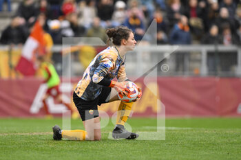 2022-12-11 - Camelia Ceasar of AS Roma Women during the 12th day of the Serie A Championship between A.S. Roma Women and Juventus F.C. Women at the Stadio Tre Fontane on 11th of December, 2022 in Rome, Italy. - AS ROMA VS JUVENTUS FC - ITALIAN SERIE A WOMEN - SOCCER