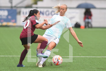 2022-12-10 - Anja Sonstevold FC Inter competes for the ball with Ana Lucia Martinez Maldonado Pomigliano Calcio  during the Women’s Serie A match between Pomigliano Calcio   v FC Inter  at Stadio Comunale Palma Campania - POMIGLIANO CALCIO VS INTER - FC INTERNAZIONALE - ITALIAN SERIE A WOMEN - SOCCER