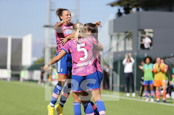 2022-10-02 - Cantore of Juventus Women celebrating after a goal during the Italian Womens Serie A, Football match between Juventus Women and Pomigliano Women on October 2, 2022 at Juventus Training Ground, Vinovo, Italy. Photo Nderim Kaceli - JUVENTUS FC VS POMIGLIANO CALCIO - ITALIAN SERIE A WOMEN - SOCCER