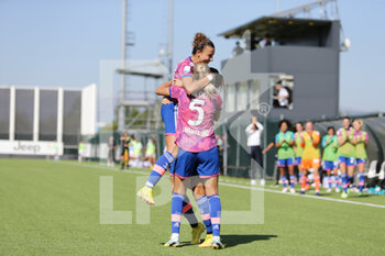 2022-10-02 - Cantore of Juventus Women celebrating after a goal during the Italian Womens Serie A, Football match between Juventus Women and Pomigliano Women on October 2, 2022 at Juventus Training Ground, Vinovo, Italy. Photo Nderim Kaceli - JUVENTUS FC VS POMIGLIANO CALCIO - ITALIAN SERIE A WOMEN - SOCCER