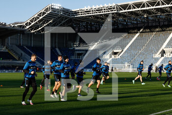 2022-01-06 - Atalanta BC players during a training session organised after the match is canceled - ATALANTA BC VS TORINO FC - ITALIAN SERIE A - SOCCER