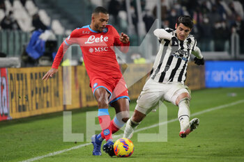 2022-01-06 - Juan Jesus (Napoli) vs Alvaro Morata (Juventus FC) - JUVENTUS FC VS SSC NAPOLI - ITALIAN SERIE A - SOCCER