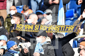 2022-01-06 - Lazio supporters during the Italian Football Championship League A 2021/2022 match between SS Lazio vs Empoli FC at the Olimpic Stadium in Rome on 06 January 2021. - SS LAZIO VS EMPOLI FC - ITALIAN SERIE A - SOCCER