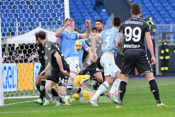 2022-01-06 - goal disallowed during the Italian Football Championship League A 2021/2022 match between SS Lazio vs Empoli FC at the Olimpic Stadium in Rome on 06 January 2021. - SS LAZIO VS EMPOLI FC - ITALIAN SERIE A - SOCCER