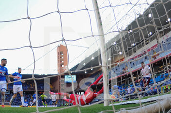2022-01-06 - Emil Mulyadi Audero 
 (Sampdoria)-Alessandro Deiola (Cagliari)- goal Cagliari 1-1 - UC SAMPDORIA VS CAGLIARI CALCIO - ITALIAN SERIE A - SOCCER