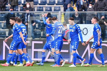 2022-01-09 - Liam Henderson (Empoli) celebrates after scoring a goal - EMPOLI FC VS US SASSUOLO - ITALIAN SERIE A - SOCCER