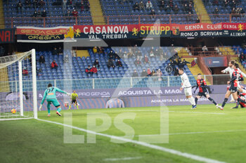 2022-01-09 - BASTONI SIMONE (Spezia) - goal 0 - 1 - GENOA CFC VS SPEZIA CALCIO - ITALIAN SERIE A - SOCCER