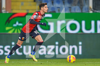 2022-01-09 - Filippo Melegoni (Genoa) - GENOA CFC VS SPEZIA CALCIO - ITALIAN SERIE A - SOCCER