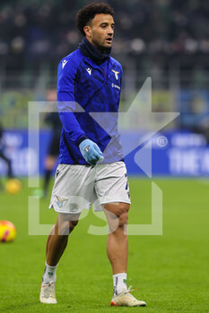 2022-01-09 - Felipe Anderson of SS Lazio warms up during the Serie A 2021/22 football match between FC Internazionale and SS Lazio at Giuseppe Meazza Stadium, Milan, Italy on January 09, 2022 - INTER - FC INTERNAZIONALE VS SS LAZIO - ITALIAN SERIE A - SOCCER