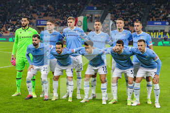 2022-01-09 - Team of SS Lazio lineup during the Serie A 2021/22 football match between FC Internazionale and SS Lazio at Giuseppe Meazza Stadium, Milan, Italy on January 09, 2022 - INTER - FC INTERNAZIONALE VS SS LAZIO - ITALIAN SERIE A - SOCCER