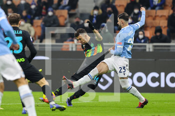 2022-01-09 - Ivan Perisic of FC Internazionale in action during the Serie A 2021/22 football match between FC Internazionale and SS Lazio at Giuseppe Meazza Stadium, Milan, Italy on January 09, 2022 - INTER - FC INTERNAZIONALE VS SS LAZIO - ITALIAN SERIE A - SOCCER