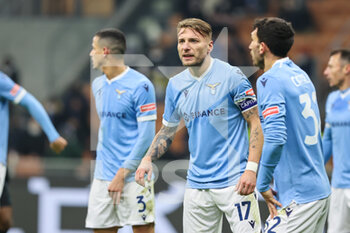 2022-01-09 - Ciro Immobile of SS Lazio looks on during the Serie A 2021/22 football match between FC Internazionale and SS Lazio at Giuseppe Meazza Stadium, Milan, Italy on January 09, 2022 - INTER - FC INTERNAZIONALE VS SS LAZIO - ITALIAN SERIE A - SOCCER
