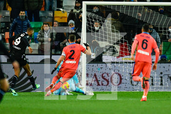 2022-01-09 - Udinese’s Betuncal Norbero  Beto scores the goal of 4-2 - UDINESE CALCIO VS ATALANTA BC - ITALIAN SERIE A - SOCCER
