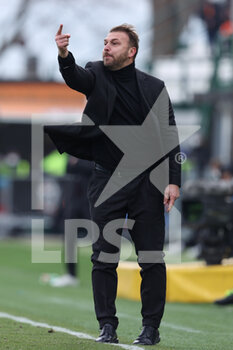 2022-01-09 - Paolo Zanetti (Venezia FC) gestures - VENEZIA FC VS AC MILAN - ITALIAN SERIE A - SOCCER