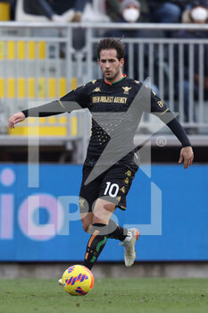 2022-01-09 - Mattia Aramu (Venezia FC) in action - VENEZIA FC VS AC MILAN - ITALIAN SERIE A - SOCCER
