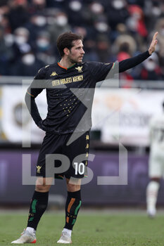 2022-01-09 - Mattia Aramu (Venezia FC) gestures - VENEZIA FC VS AC MILAN - ITALIAN SERIE A - SOCCER