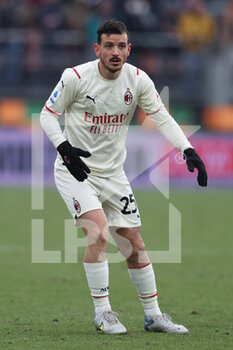 2022-01-09 - Alessandro Florenzi (AC Milan) looks on - VENEZIA FC VS AC MILAN - ITALIAN SERIE A - SOCCER