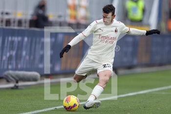 2022-01-09 - Alessandro Florenzi (AC Milan) in action - VENEZIA FC VS AC MILAN - ITALIAN SERIE A - SOCCER