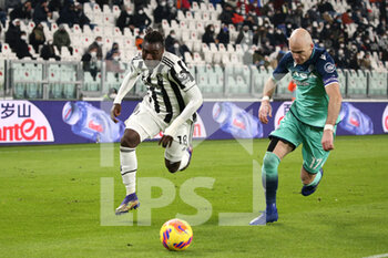 2022-01-15 - Moise Kean (Juventus FC) and Bram Nuytinck (udinese) - JUVENTUS FC VS UDINESE CALCIO - ITALIAN SERIE A - SOCCER