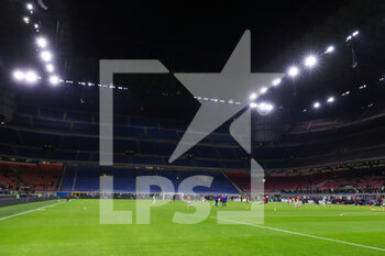 2022-01-17 - A general view inside the stadium during the Serie A 2021/22 football match between AC Milan and Spezia Calcio at Giuseppe Meazza Stadium, Milan, Italy on January 17, 2022 - AC MILAN VS SPEZIA CALCIO - ITALIAN SERIE A - SOCCER