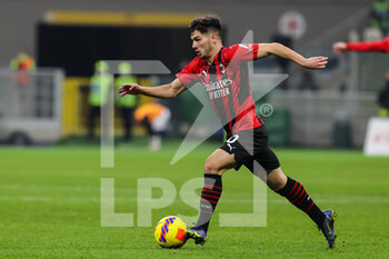 2022-01-17 - Brahim Diaz of AC Milan in action during the Serie A 2021/22 football match between AC Milan and Spezia Calcio at Giuseppe Meazza Stadium, Milan, Italy on January 17, 2022 - AC MILAN VS SPEZIA CALCIO - ITALIAN SERIE A - SOCCER