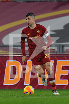 2022-01-16 - Gianluca Mancini (AS Roma) during the  Italian Football Championship League A 2021/2022 match between AS Roma vs Cagliari at the Olimpic Stadium in Rome  on 16 January 2021. - AS ROMA VS CAGLIARI CALCIO - ITALIAN SERIE A - SOCCER