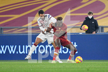 2022-01-16 - Tammy Abraham (AS Roma)  during the  Italian Football Championship League A 2021/2022 match between AS Roma vs Cagliari at the Olimpic Stadium in Rome  on 16 January 2021. - AS ROMA VS CAGLIARI CALCIO - ITALIAN SERIE A - SOCCER