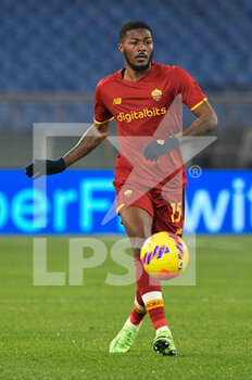 2022-01-16 - Ainsley Maitland-Niles (AS Roma) during the  Italian Football Championship League A 2021/2022 match between AS Roma vs Cagliari at the Olimpic Stadium in Rome  on 16 January 2021. - AS ROMA VS CAGLIARI CALCIO - ITALIAN SERIE A - SOCCER