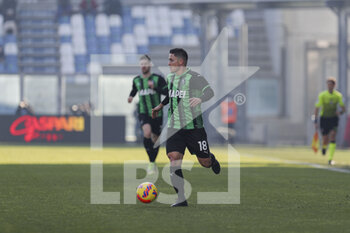 2022-01-16 - Giacomo Raspadori (Sassuolo) in action - US SASSUOLO VS HELLAS VERONA FC - ITALIAN SERIE A - SOCCER