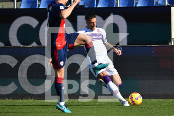 2022-01-23 - Cristiano Biraghi of Fiorentina - CAGLIARI CALCIO VS ACF FIORENTINA - ITALIAN SERIE A - SOCCER