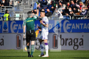 2022-01-23 - Cristiano Biraghi of Fiorentina, Aureliano - CAGLIARI CALCIO VS ACF FIORENTINA - ITALIAN SERIE A - SOCCER