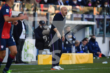 2022-01-23 - Vincenzo Italiano Mister of Fiorentina - CAGLIARI CALCIO VS ACF FIORENTINA - ITALIAN SERIE A - SOCCER
